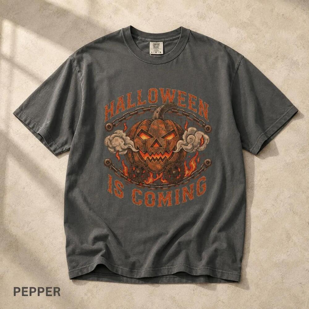 Halloween Is Coming Shirt, Pumpkin S Tee, Retro  T-Shirt